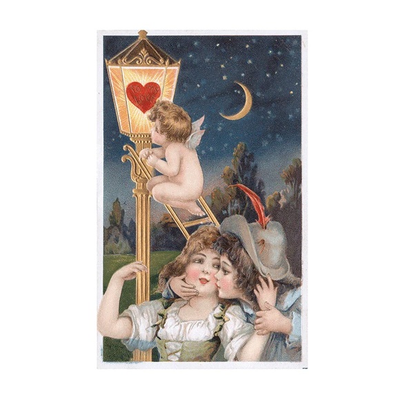 Flying Elephant brand. Victorian Valentine book. 30 unique vintage postcards. - Picture 14 of 16